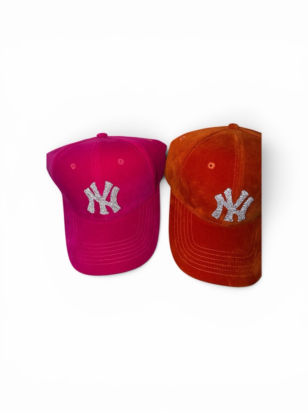 New NY Logo Baseball Cap - Hot Pink